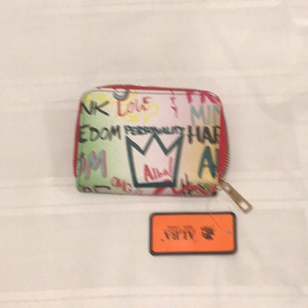 Alba Red and Yellow card holder never used with tags